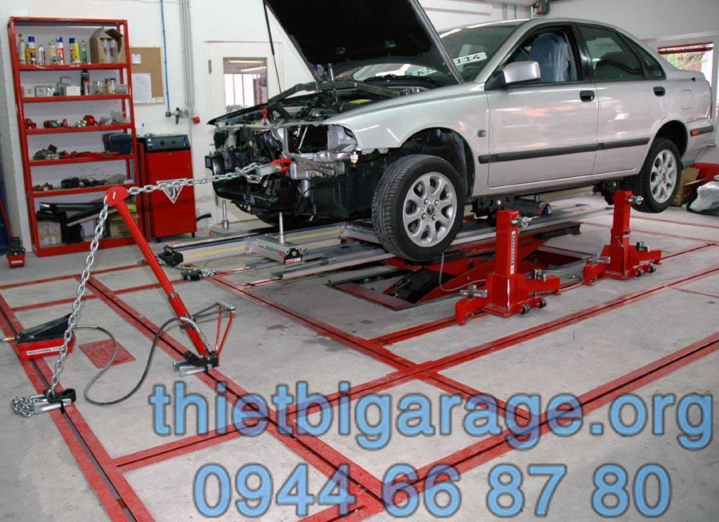 Thiết bị kéo nắn xe tai nạn kiểu chìm sàn Blackhawk
