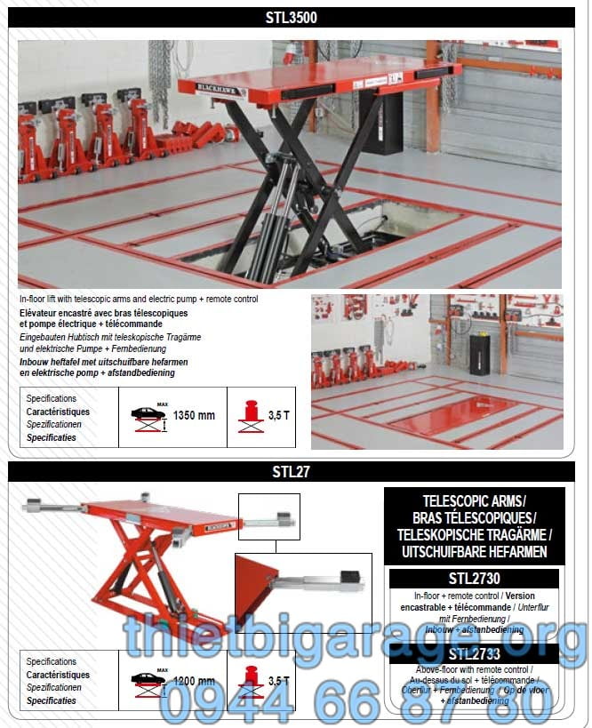 Cầu nâng cắt kéo nâng xe lên khi cần gắn bộ hãm vào bệ kéo nắn xe tai nạn