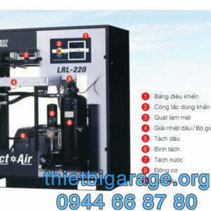 Máy nén khí trục vít có dầu Iwata Exact Air