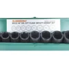 Bộ khẩu ngắn cho súng vặn ốc 3/4", 8 chi tiết (26 - 38 mm)